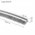 Uxcell Brush Weather Stripping 5m 16 4ft Card-slot Seal Strip Pile Weatherstrip Door Sweep For Window 7x6mm Wxh
