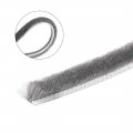 Uxcell Brush Weather Stripping 5m 16 4ft Card-slot Seal Strip Pile Weatherstrip Door Sweep For Window 7x6mm Wxh