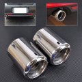 Polarlander 2pcs Stainless Steel Car Rear Exhaust Tail Muffler Tip Pipe For Mazda 6 Atenza 2009 2010 2011 2012 2013 2014 Cx-5 
