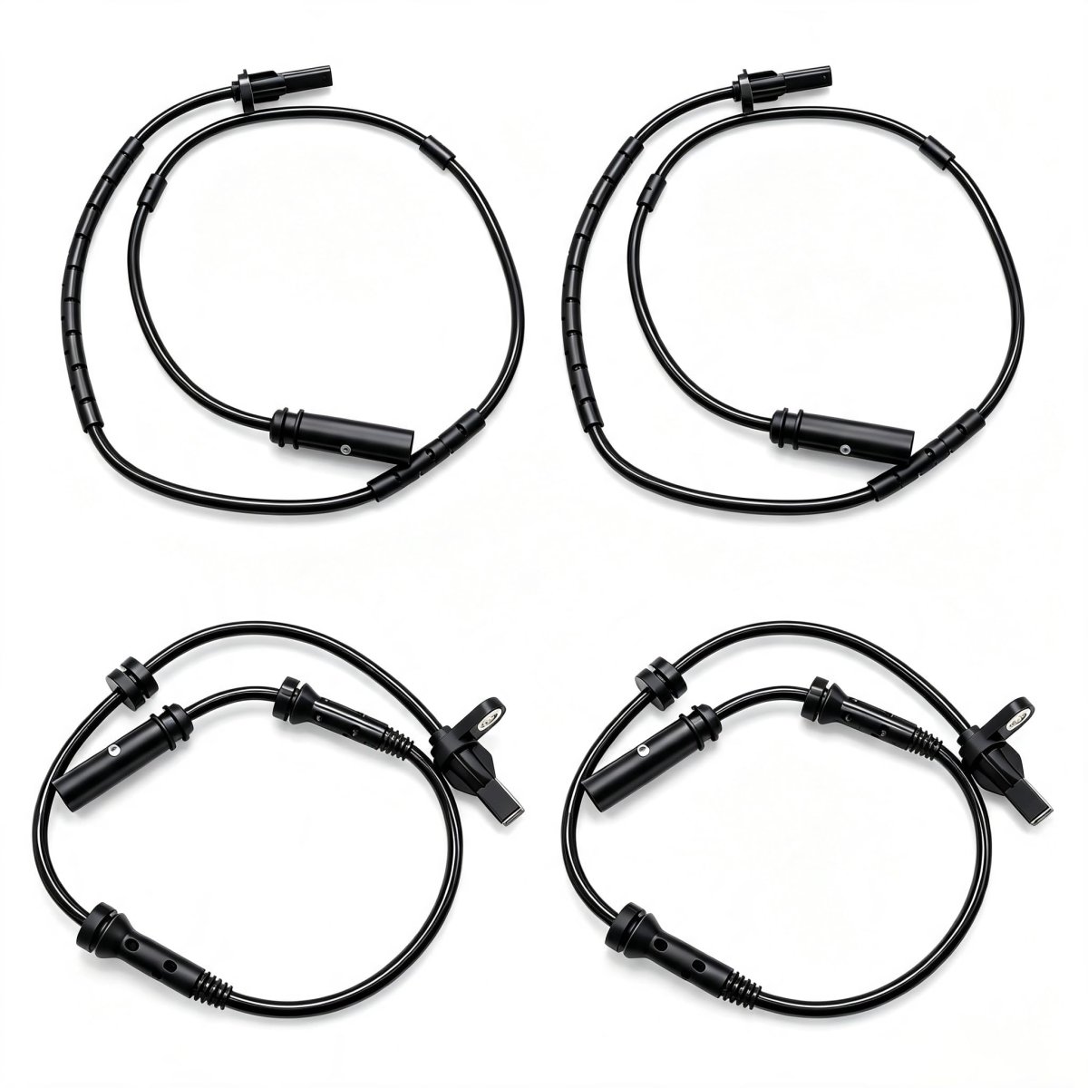4pcs Abs Wheel Speed Sensor 34526791223 34526791225 For Bmw 1 2 3 4 Series 320i 230i 328d 328i 330e 330i 430i Front And Rear
