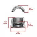 Caltric Exhaust Valve Kit Compatible With Kawasaki 12005-2093 49078-2082 92049-2109 12011-2056