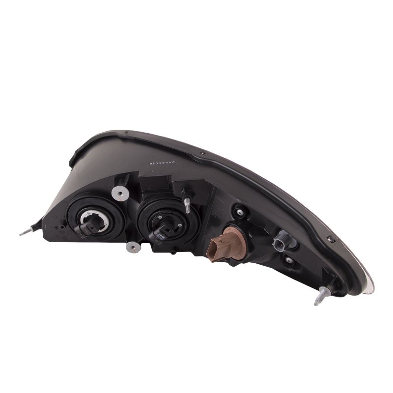 Headlightsdepot Black Housing Headlight For International Harvester Prostar 08-15 Includes Right Passenger Side Headlamp