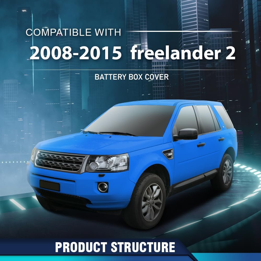 Battery Box Cover For Land Rover Freelander 2 2008-2015 Lr013334 Black