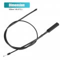X Autohaux 51237210735 51-23-7-210-735 Car Hood Bonnet Release Cable For Bmw X3 X4 Black
