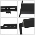 Wflnhb 1 Pair Black Left And Right Headlight Trim Bezel Cover Replacement For Chevy Silverado 1500 2016 2017 2018