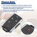 Acropix 315 Mhz Key Fob Keyless Entry Remote Fit For Chevy Suburban Tahoe 2015-2020 Gmc Yukon M3n-32337100 Pack Of 1 Black