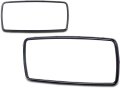 Truck Side Hood Mirrors Left Driver Right Passenger Tuck Car Fit For 2004-2016 Freightliner Columbia M2 Manual Adjusted Heated 