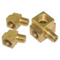 1965 1966 Pontiac Gto Tri Power Fuel Blocks 3pc Kit Brass Construction 1 8 In Pipe Male Thread Ends 