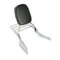 Chrome Backrest Sissy Bar W Luggage Rack For Honda Magna Vf 250 1995-2006 
