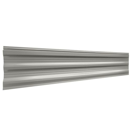 Mesa Metal Aluminum Rv And Trailer Siding 8 In X 72 Dove Gray Rp-mesa Model S Lock Design Corrosion Cracking Resistant