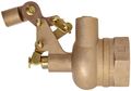 Robert Manufacturing Rf610 Series Bob Red Brass Float Valve With Compound Operating Lever 1-1 2 Npt Female Inlet X Freea Flow