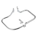 Chrome Saddlebag Guard Rails For Harley Softail 2000 To 2017 Fits Flst And Flstc Fxst Fxstb Fxsts 2005 Stainless Steel 