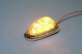 Ks Technologies Marker Lights Led Mini Triangle Chrome Amber 