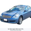 Hd Ridez For Infiniti G35 2007-2008 Sedan Main Upper Stainless Steel Chrome Polished 8x6 Horizontal Billet Grille Insert