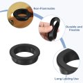 1pcs Rubber Grommets 57mm Drill Hole 47mm Id Top Hat Grommet Black Silicone Plug Gasket For Wiring Automotive