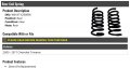 Rear Coil Spring Set Of 2 Compatible With 2009-2017 Chevy Traverse