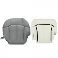 Driver Side Bottom Seat Cover Pewter Gray With Foam Cushion For Chevy Silverado Gmc Sierra 1500 2500 3500hd 1999 2000 2001 2002 