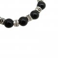 Xspeedonline Charging Bracelets Cable Charger Cord Fashion Prayer Beads Wrist Line Fearure Anti Rust Winding Black