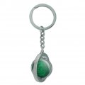 Graphics More Arrow Tv Series Emerald Archer Keychain Spinning Round Chrome Plated Metal