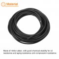 Uxcell Nitrile Rubber Seal Strip 5mm 0 20 Diameter X 10 Meters 32 81ft Long Round Solid Weather Stripping For Reduce Noise