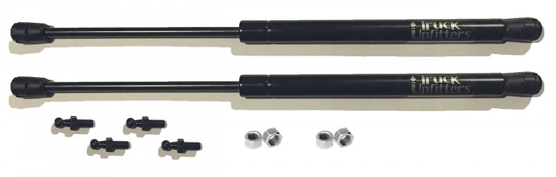 2 Pack 17 In Gas Props For Camper Shell Truck Cap Rear Door 1 Extended 9 Compressed 45 Lbs Pressure Fits Are Atc Snugtop Leer 4