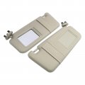 Secosautoparts 2pcs Left Right Tan Beige Sun Visor Pair Compatible With Toyota Camry 2007 2008 2009 2010 2011 74320-06780-e0