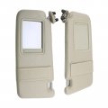 2pcs Left Right Tan Beige Sun Visor Pair For Toyota Camry 2007 2008 2009 2010 2011 74320-06780-e0