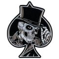 Hot Leathers Top Hat Skull Patch 8 Width X 1 Height 