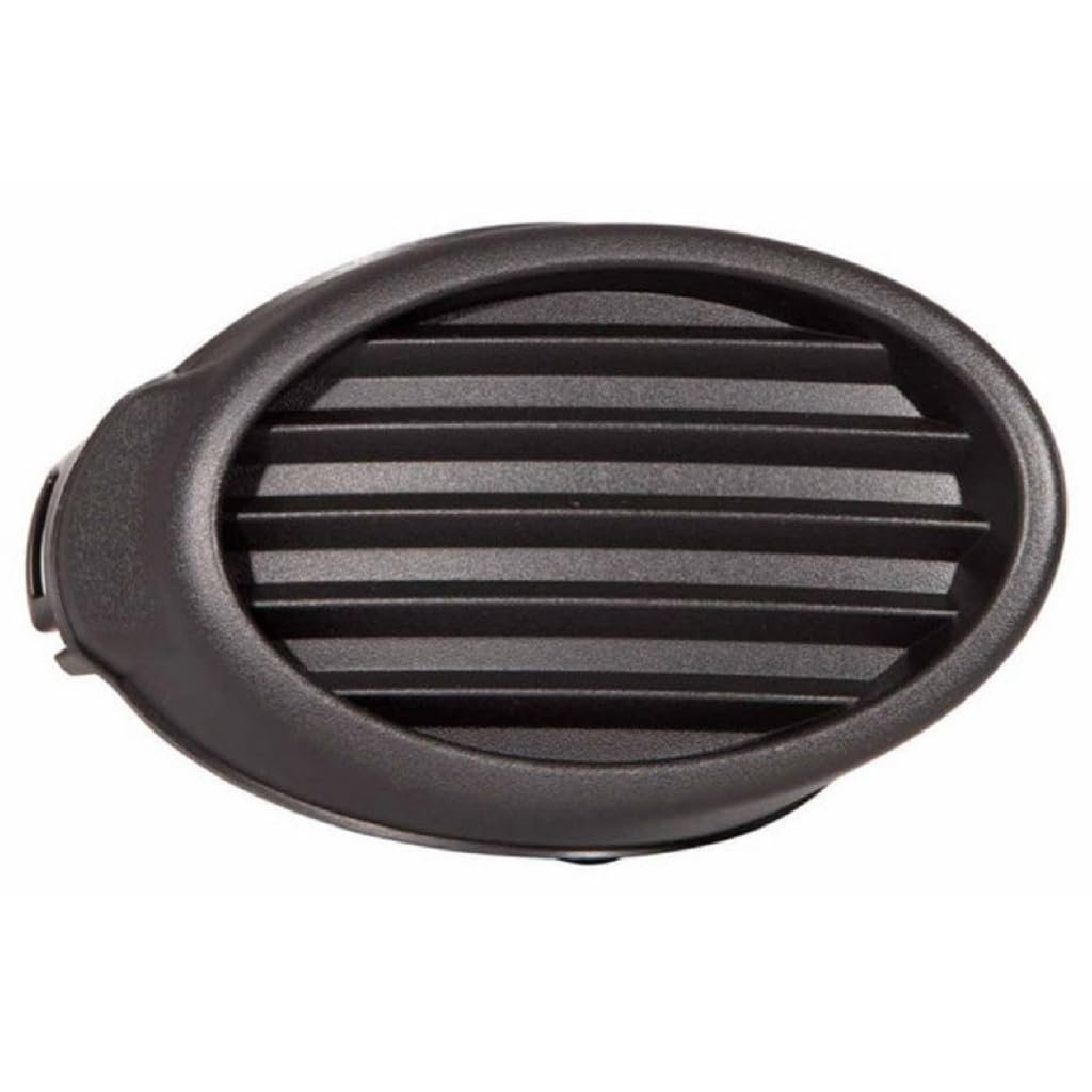 Front Passenger Side Bumper Insert Ford Focus 2012 2013 2014 Replacement For Fo1039116 Cp9z17b814b Black Plastic Standard Style