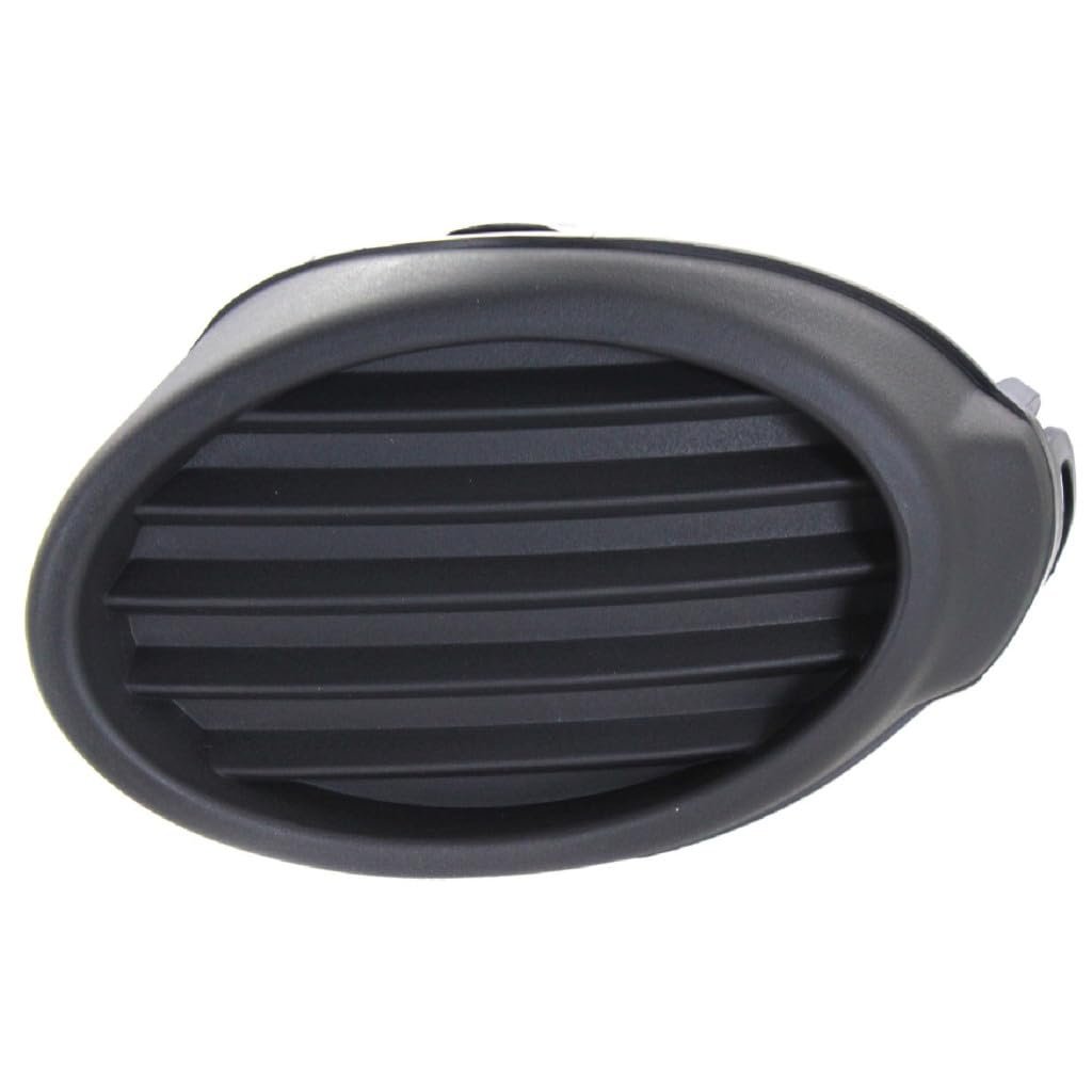 Front Passenger Side Bumper Insert Ford Focus 2012 2013 2014 Replacement For Fo1039116 Cp9z17b814b Black Plastic Standard Style