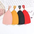 Auceli Car Key Case 2pcs Pull-out Pouch Sleevechain Bags With Rope Snap-fastener Pu Leather Key Holder Hook