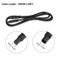 2 Pcs 8 Pin 3 28ft 100cm Backup Camera Extension Cable Dash Cord Wires Car Rear View