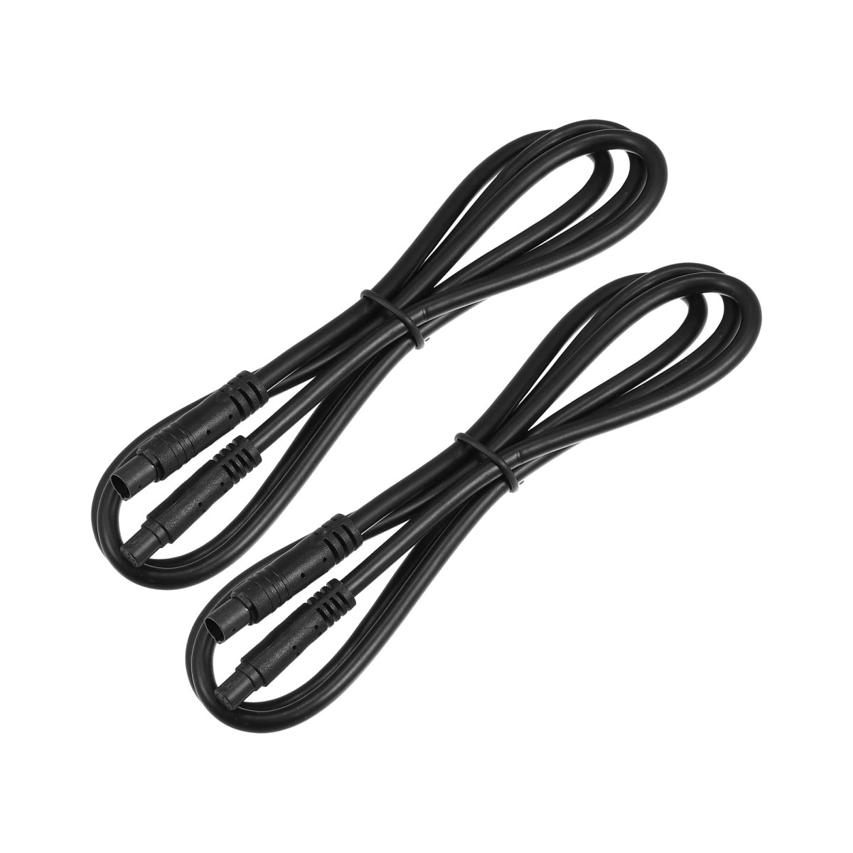 2 Pcs 8 Pin 3 28ft 100cm Backup Camera Extension Cable Dash Cord Wires Car Rear View