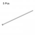 Uxcell Straight Ejector Pins 6 5mm 1 4 Dia 65mn Steel Round Tip Punch 250mm 10 Long For Mechanical Maintenance 5pcs