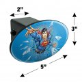 Superman Breaking The Ice Oval Tow Trailer Hitch Cover Plug Insert