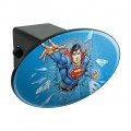 Superman Breaking The Ice Oval Tow Trailer Hitch Cover Plug Insert