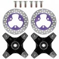 Caltric Front Left And Right Wheel Hub With Brake Disc Compatible Honda Sportrax 400 Trx400ex 2x4 2005-2008
