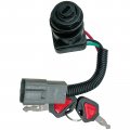 Fridayparts Starter Switch With Keys 32771-31822 3277131822 Compatible For Kubota Backhoe Loader L39 L45 L47 L48 M59 M62