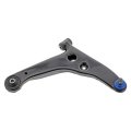 2002-2007 Mitsubishi Lancer Control Arm And Ball Joint Sintered Metal Bearing Press In Grooved Stud Rubber Bushing Black 