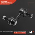 A-premium Set Of 4 Front Sway Bar Link Outer Tie Rod End Compatible With Honda Accord 2003 2005-2007 Acura Tsx 2004-2008