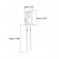 Uxcell 20pcs 5mm 940nm Infrared Emitter Diode Dc 1 5v Led Ir Light Emitting Diodes Clear Round Head