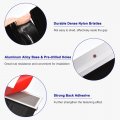 Uxcell 2pcs Door Brush Bottom Sweep H-shape Aluminum Alloy Base With 2 8-inch Nylon For Home Industrial 39-inch L X 3 9-inch W