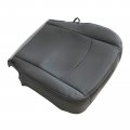 Secosautoparts Passenger Side Dark Gray Bottom Perforated Leather Seat Cover Compatible With Dodge Ram 2500 3500 4500 5500