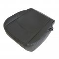 Secosautoparts Passenger Side Dark Gray Bottom Perforated Leather Seat Cover Compatible With Dodge Ram 2500 3500 4500 5500