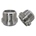 An20 Weld On Bung Stainless Steel Male Flare Fuel Tank Fitting Jic 20 An 1 625 In 12 Thread Hose Adapter Connector 2 Pack 