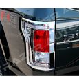 Razer Auto 2015-2016 Ford F150 Triple Chrome Plated Taillight Trim Bezel Cover F-150 15 16 2016 Does Not Fit With Sensor 