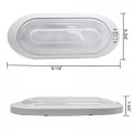 12v Led Rv Pancake Light 2 Color Convertible Interior Ceiling Dome With Switch For Motorhomes Camper Caravan Trailer Boat