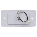 2x 12 Led Rectangle Truck Trailer Side Marker Lights Amber Lens Light Waterproof Clearance Identification For Rv Atv Bus Van
