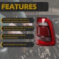 Right Passenger Side Tail Light Assembly Rear Lamp Led Type For Dodge Ram 1500 2019 2020 2021 2022 Blind Spot Module Can Be