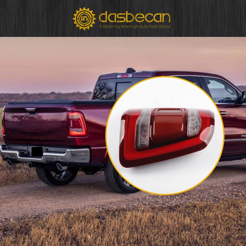 Right Passenger Side Tail Light Assembly Rear Lamp Led Type For Dodge Ram 1500 2019 2020 2021 2022 Blind Spot Module Can Be